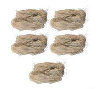 Material de yute natural para pájaros de 40 g para crear espacios cómodos y acogedores (5 unidades (200 g)