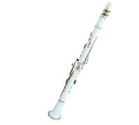 Material del cuerpo de resina Superficie Teclas chapadas en oro Instrumento de clarinete de 20 botones en tecla G Instrumentos De Clarinete