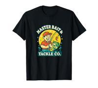 Material Divertido de Pesca de lubina de Master Baiter para el Día del Padre para Hombre Camiseta