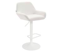 Material: este moderno taburete de bar con revestimiento de polipiel resistente, no es solo especialmente elegante, sino también muy cómodo. el asiento y el respaldo están acolchados ofreciendo un gra