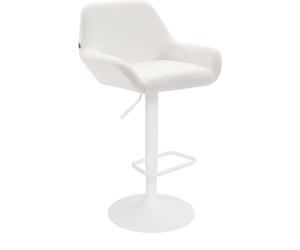 Material: este moderno taburete de bar con revestimiento de polipiel resistente, no es solo especialmente elegante, sino también muy cómodo. el asiento y el respaldo están acolchados ofreciendo un gra