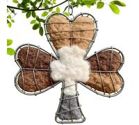 Material para Nidos de Pájaros | Arte de Fibra de Alpaca Hecho a Mano - Cesta Reutilizable Hecha a Mano Material para Anidar Aves Silvestres Exterior - para Canarios Exterior Jardín Parque Árbol