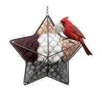 Material para Nidos de Pájaros - Refugio Decorativo Recargable,Caseta Invernal para Aves con Material Incluido | para Patio Balcón Hogar Jaula