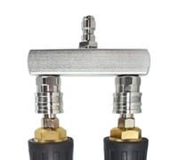 Material seguro: mediante el uso de materiales seleccionados de aleación de alta calidad, esta boquilla de lavado a alta presión 2 en 1 ofrece una excelente eficiencia de limpieza, que es segura para