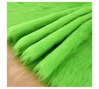 Material Suave Tela de Piel Sintética Decorativa 5cm Pelo Larga Material de Felpa de Piel Sintética Tela de Peluche Artificial para Cosplay Disfraces Gnomos Artesanía Costura Traje 50x50cm(Color:Light