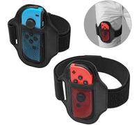 Material transpirable apto para toda la familia: paquete de 2 correas ajustables para piernas para Nintendo Switch RingFitAdventure, que brindan una