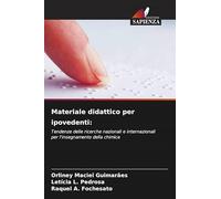 Materiale didattico per ipovedenti: Tendenze delle ricerche nazionali e internazionali per l'insegnamento della chimica
