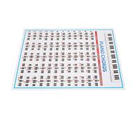 Materiales: acordes de piano, acordes de piano, acordes de práctica, guitarra, instrumentos musicales, accesorios para aulas para estudiantes de oficina en casa