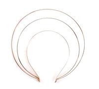 Materiales de bricolaje de tres capas para el pelo sagrado, lindo soporte para el pelo para la cara, disfraz de fiesta de Halloween, diadema de metal para mujeres, diademas de metal finas para