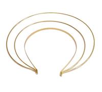 Materiales de bricolaje de tres capas para el pelo sagrado, lindo soporte para el pelo para la cara, disfraz de fiesta de Halloween, diadema de metal para mujeres, diademas de metal finas para