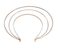 Materiales de bricolaje de tres capas para el pelo sagrado, lindo soporte para el pelo para la cara, disfraz de fiesta de Halloween, diadema de metal para mujeres, diademas de metal finas para