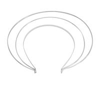Materiales de bricolaje de tres capas para el pelo sagrado, lindo soporte para el pelo para la cara, disfraz de fiesta de Halloween, diadema de metal para mujeres, diademas de metal finas para