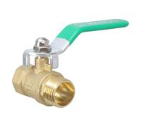 Materiales de latón resistente, válvulas redondas de latón BSPDN20 de 3/4 pulgadas, accesorio para el hogar para fontanería y riego, válvulas a prueba de fugas