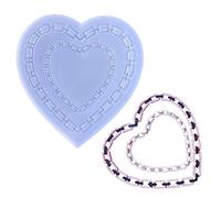 Materiales de relleno de resina de silicona hueca para hacer joyas, molde para fundición epoxi, moldes de manualidades, llavero de silicona con película de Navidad