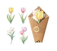 Materiales de scrapbooking laminados PET con detalles de papel de aluminio Proyectos decorativos Arcos de manualidades adecuados para revistas de arte, papel de scrapbooking