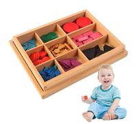 Materiales lingüísticos Montessori, Juguetes de Madera Montessori para geometría y gramática, Juguetes educativos Suaves y Seguros para niños 3 años Arriba