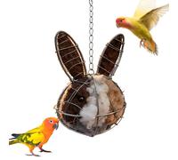 Materiales para la construcción de nidos de colibrí | Edificio de anidación complementario para el jardín | Estación de anidación de aves al aire libre rellenable, para jardín terraza patio trasero