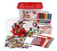 Materiales para manualidades con caja de almacenamiento, tamaño 34 x 34 x 20 cm, 1 unidad
