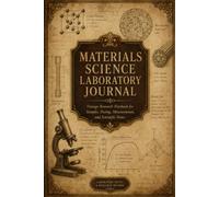 Materials Science Laboratory Journa: Vintage Research Notebook for Samples, Testing, Measurements, and Scientific Notes | Antique Engineering Journal and Lab Record Book