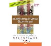 Materias Comunes Vol.i Temario Grupo A Generalitat Valenciana