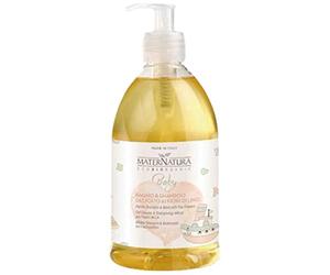 Maternatura, Baño & Champú para Bebés con Flores de Lino, Gel de Baño y Champú para Niños y Bebés, Made in Italy - 500 ml