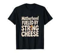 Maternidad Impulsada por String Cheese Divertido Mamá Snack Humor Camiseta