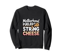 Maternidad Impulsada por String Cheese Divertido Mamá Snack Humor Sudadera