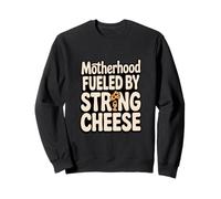 Maternidad Impulsada por String Cheese Divertido Mamá Snack Humor Sudadera