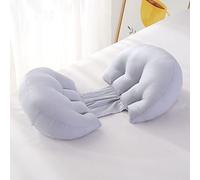 Maternity Pillows,Pregnancy Pillow For Sleeping,Waist Protection Side Sleeping Pillow,Hygroscopic And Sweat Releasingm,Support For Back, Hips, Legs, Belly For Pregnant Women, LJJY-KK, Grey