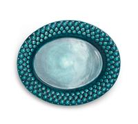 Mateus Plato Bubbles ovalado 20 cm oceano