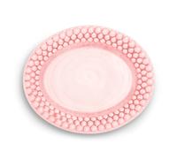 Mateus Plato Bubbles ovalado 20 cm rosa claro