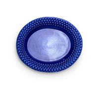Mateus Plato Bubbles ovalado 35 cm azul