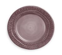 Mateus Plato Stripes Ø21 cm ciruela