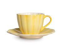 Mateus Taza con plato Oyster 25 cl Amarillo