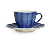 Mateus Taza con plato Oyster 25 cl Azul