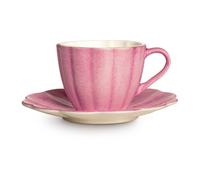 Mateus Taza con plato Oyster 25 cl Rosa