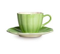 Mateus Taza con plato Oyster 25 cl Verde