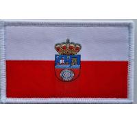 MateyCo Parche con Velcro Cantabria,Tejida oficial 8 cm x 5 cm para Mochila, Chaleco, Gorras. Parche para Ropa Militar y Motera (Cantabria)