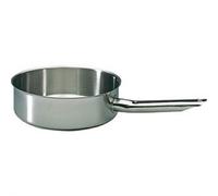 Matfer Bourgeat Excellence - Sartén para saltear (24 cm) La tapa se vende por separado.