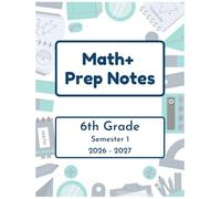 Math+ 6th Grade Prep Notes - Semester 1: 2026-2027