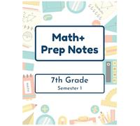 Math+ 7th Grade Prep Notes - Semester 1