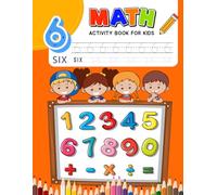 Math Activity Book For Kids: Interactive Math Workbook for Kids Build Early Math Skills Through Fun Counting Tracing Addition and Subtraction Activities