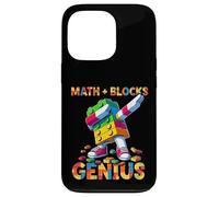 Math Blocks Genius Funny Blocks Bricks Lovers Master Builder Carcasa para iPhone 13 Pro