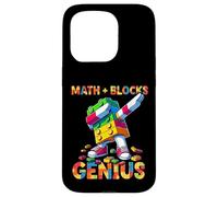 Math Blocks Genius Funny Blocks Bricks Lovers Master Builder Carcasa para iPhone 15 Pro