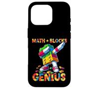 Math Blocks Genius Funny Blocks Bricks Lovers Master Builder Carcasa para iPhone 16 Pro