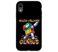 Math Blocks Genius Funny Blocks Bricks Lovers Master Builder Carcasa para iPhone XR