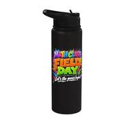 Math Class Let the games Begin Field Day Stainless Steel Insulated Water Bottle