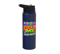 Math Class Let the games Begin Field Day Stainless Steel Insulated Water Bottle