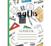 Math Composition Notebook for Students - | 8.5" x 11" | 100 Pages | lined Paper Notebook for Math, Geometry, Algebra, Engineering, STEM, School & ... doing homework, and Mastering Math Concept