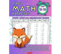 Math Exercises 7th grade Activity Workbook for Kids, Numbers from 1 to 1000 Addition Subtraction Multiplication Division Arithmetic Drills age 12-13: ... Advanced, Home, Homeschooling, Handwriting